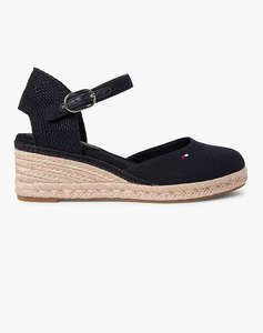 TOMMY HILFIGER MID WEDGE ESPAD CLOSED TOE