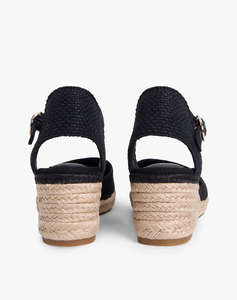 TOMMY HILFIGER MID WEDGE ESPAD CLOSED TOE