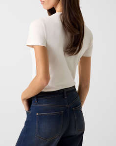 GUESS SS CN CAMELIA TRIANGLE TEE ДАМСКА БЛУЗА