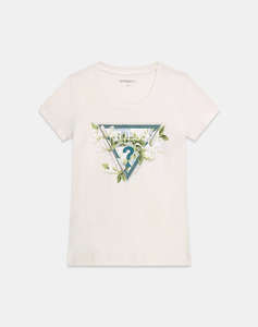 GUESS SS CN CAMELIA TRIANGLE TEE ДАМСКА БЛУЗА