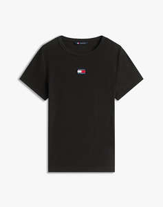 TOMMY JEANS TJW SLIM BADGE RIB TEE