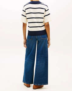 TOMMY HILFIGER MINI STP CO OPEN POLO SS SWT