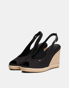 TOMMY HILFIGER FLAG HIGH WEDGE ESPAD SLINGBACK