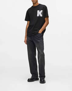 KARL LAGERFELD JEANS KLJ REG SS K LOGO TEE