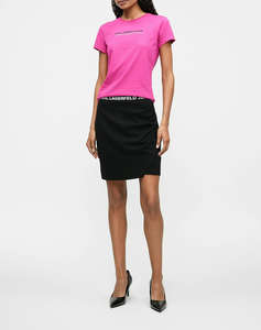 KARL LAGERFELD JEANS KLJ SLIM SS REFLECTION TEE