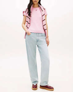 TOMMY HILFIGER TH SCRIPT SLIM SS TEE