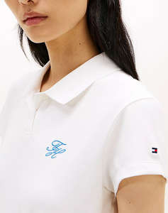 TOMMY HILFIGER TH SCRIPT SLIM SS POLO