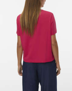 VERO MODA VMVIVIAN METTE SS TOP BOX JRS