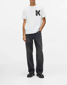 KARL LAGERFELD JEANS KLJ REG SS K LOGO TEE