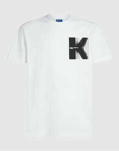 KARL LAGERFELD JEANS KLJ REG SS K LOGO TEE