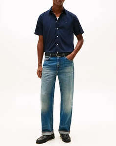 TOMMY HILFIGER FLEX POPLIN SOLID S/S SHIRT