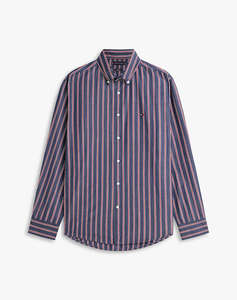 TOMMY HILFIGER FLEX POPLIN BOLD STRIPE RF SHIRT