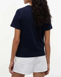 TOMMY HILFIGER REG CORP LOGO C-NK SS