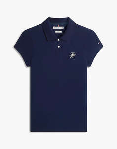 TOMMY HILFIGER TH SCRIPT SLIM SS POLO
