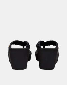 TOMMY HILFIGER TH WEDGE BRAIDED SUMMER SANDAL