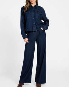 GUESS BLOSSOM WIDE LEG ДАМСКИ ПАНТАЛОНИ