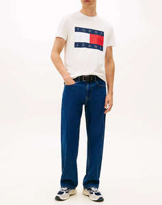 TOMMY JEANS TJM REG BIG FLAG SS TEE EXT