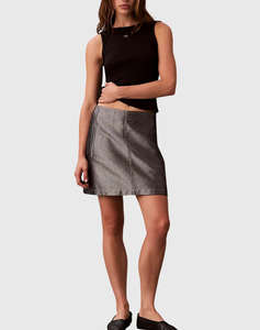 CALVIN KLEIN JEANS A - WVN LBL 2X2 CTTN