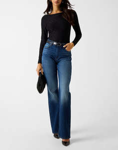 GUESS LS SCOOP BACK NADENE TOP ДАМСКА БЛУЗА