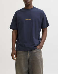 JACK&JONES JORNORREBRO EMB TEE SS CREW NECK NOOS