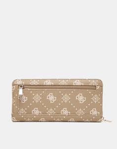 GUESS CARRIE LOGO SLG LRG ZIP AROUND ДАМСКИ ПОРТФЕЙЛ