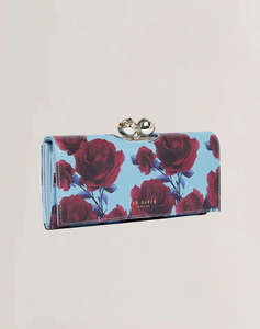 TED BAKER ELLRIE Large Rose Print Bobble Purse