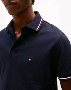 TOMMY HILFIGER TIPPED SLIM FIT POLO