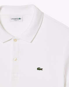 LACOSTE БЛУЗА KMSHORT SLEEVED RIBBED COLLAR SHIRT