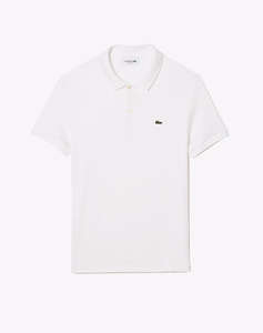 LACOSTE БЛУЗА KMSHORT SLEEVED RIBBED COLLAR SHIRT