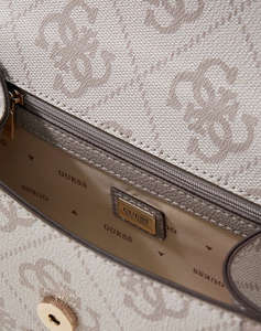 GUESS KARNILLA LOGO FLAP SHLDR BAG ДАМСКА ЧАНТА