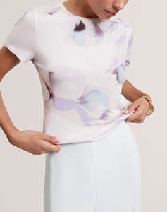 TED BAKER VELLEY Printed Fitted Tee