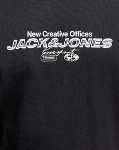 JACK&JONES JCOMINERAL SMALL FRONT PRINT TEE SS CREW