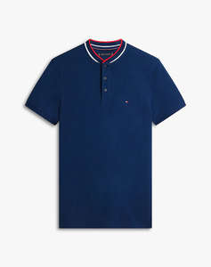 TOMMY HILFIGER MAO RWB TIPPED SLIM POLO