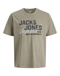JACK&JONES JJELOGO TEE SS O-NECK 2 COL SS26 SN
