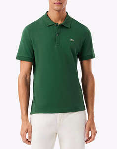 LACOSTE БЛУЗА KMSHORT SLEEVED RIBBED COLLAR SHIRT