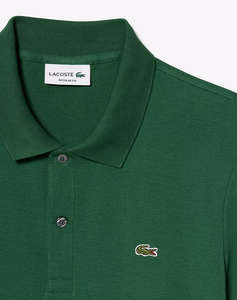 LACOSTE БЛУЗА KMSHORT SLEEVED RIBBED COLLAR SHIRT