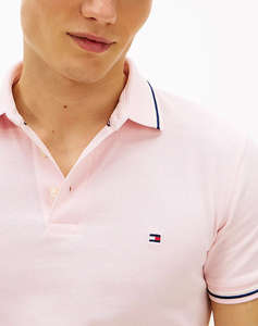 TOMMY HILFIGER TIPPED SLIM FIT SEASONAL POLO