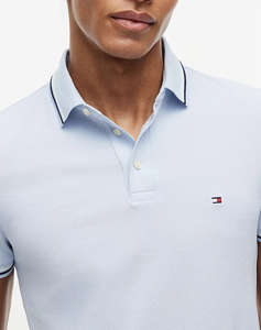 TOMMY HILFIGER TIPPED SLIM FIT SEASONAL POLO