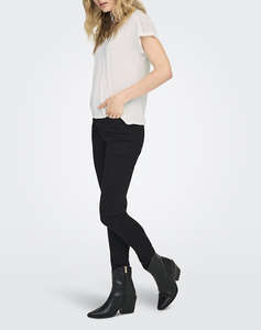 ONLY ONLFREE LIFE S/S V-NECK LACE TOP JRS