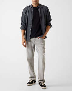 GUESS SS CN DIAMANTE LOGO TEE MENS BLOUSE