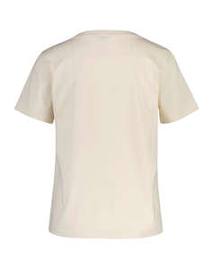 GANT БЛУЗА KMREG SHIELD SS V-NECK T-SHIRT.