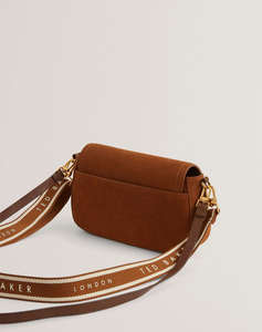 TED BAKER SHAYNE Webbing Suede Crossbody Bag