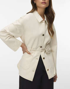 VERO MODA VMSAZZY LS ROSE BELT DNM JAKCET