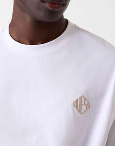 GUESS SS CN DIAMANTE LOGO TEE MENS BLOUSE