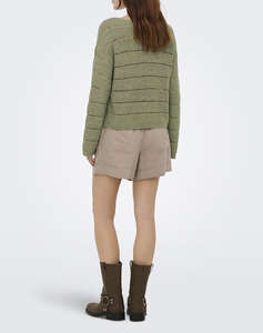 ONLY ONLPAMELA LS V-NECK PULLOVER CC KNT