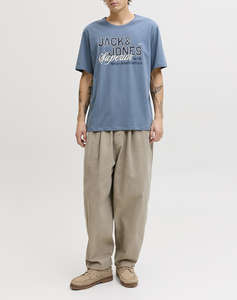 JACK&JONES JJELOGO TEE SS O-NECK 2 COL SS26 SN