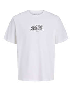 JACK&JONES JCOMINERAL SMALL FRONT PRINT TEE SS CREW