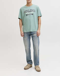 JACK&JONES JJELOGO TEE SS O-NECK 2 COL SS26 SN