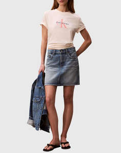 CALVIN KLEIN JEANS HR SS CLSSC MNLG CNC