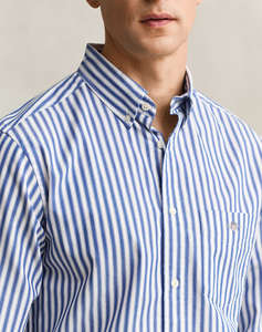 GANT РИЗА ΜΜ REG CLASSIC POPLIN STRIPE SHIRT